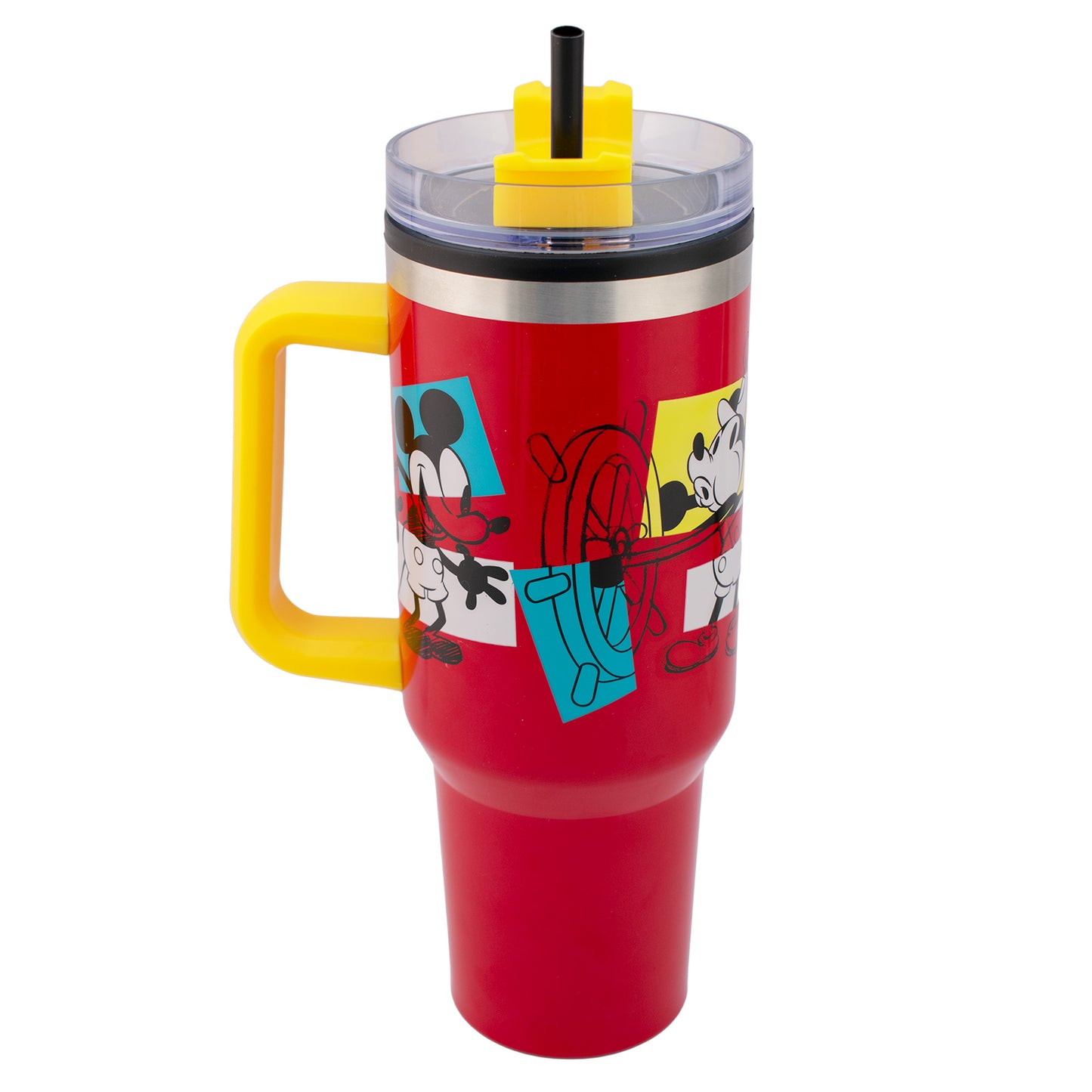 TERMO DOBLE PARED 1.2 L MICKEY ACERO/PLÁSTICO | REGALOS SIGLO XXI