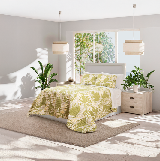QUILT SET CANYON PALMS  | TOMMY BAHAMA