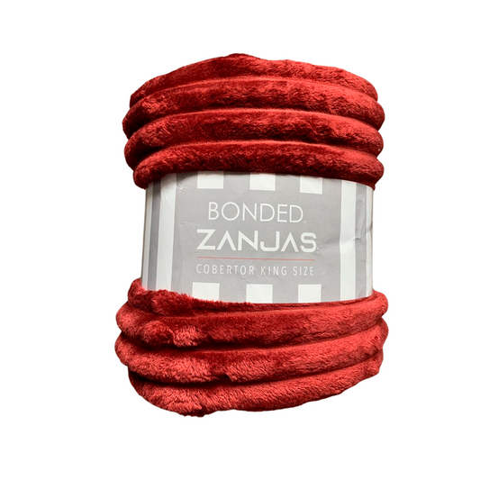 COBERTOR ROJO MODELO ZANJAS | COLAP