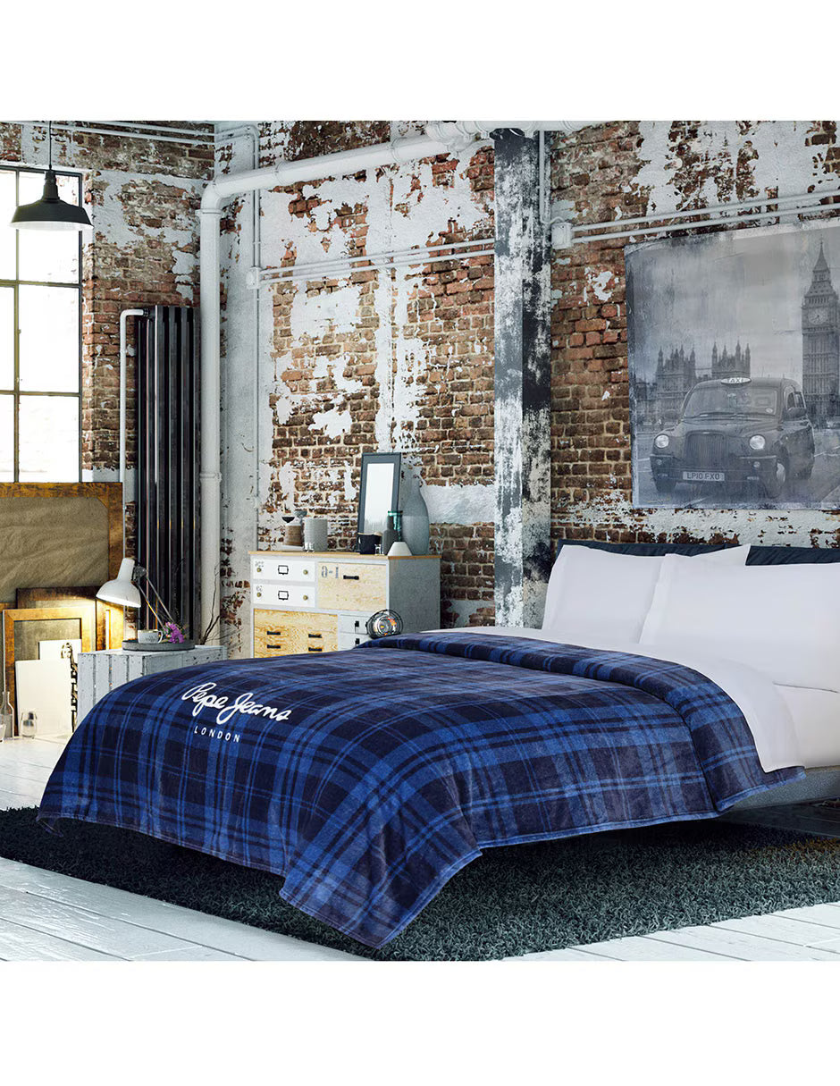 COBERTOR ZACHARY NAVY | PEPE JEANS