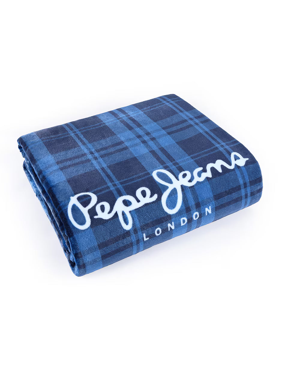 COBERTOR ZACHARY NAVY | PEPE JEANS