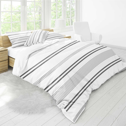 SET EDREDÓN LINEAS GRIS | HPC POLO
