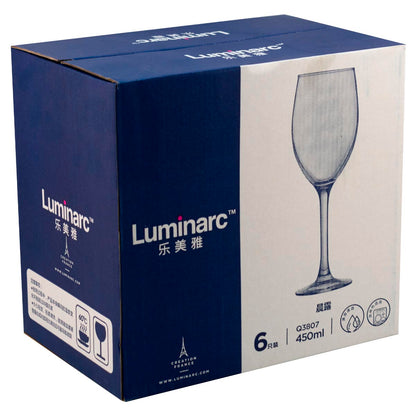JUEGO DE 4 COPAS DE VIDRIO 400 ML RAINDROP | REGALOS SIGLO XXI
