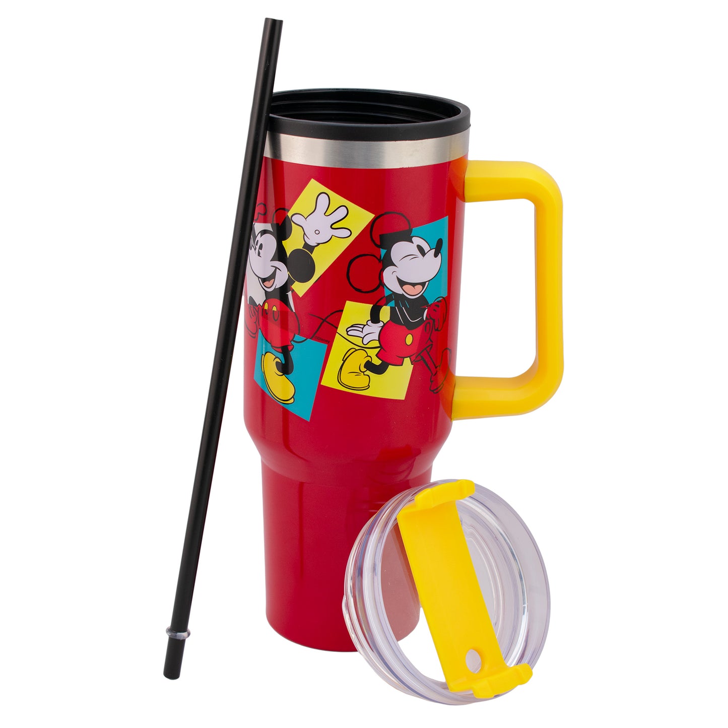 TERMO DOBLE PARED 1.2 L MICKEY ACERO/PLÁSTICO | REGALOS SIGLO XXI