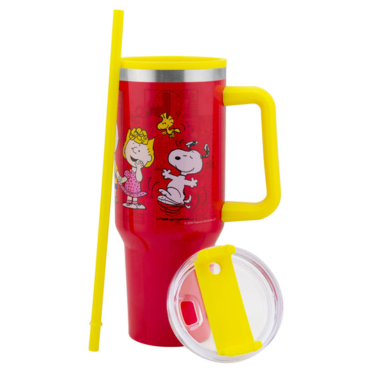 TERMO DOBLE PARED 1.2 L SNOOPY ACERO/PLASTICO | REGALOS SIGLO XXI