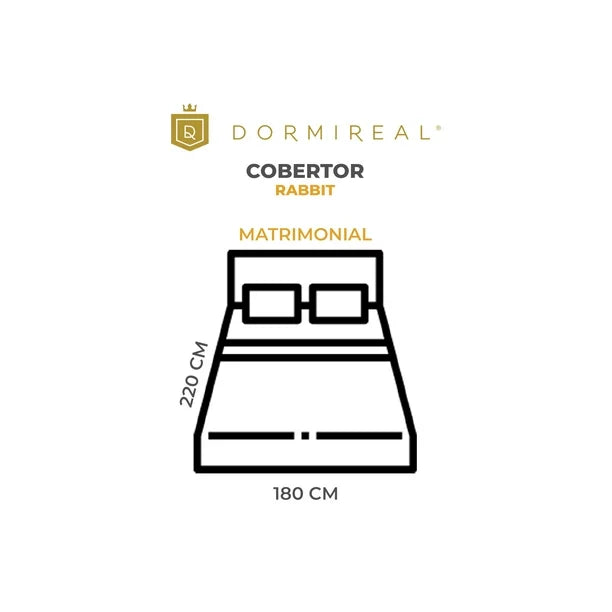COBERTOR C/BORREGA MODELO RABBIT JAQUARD | DORMIREAL