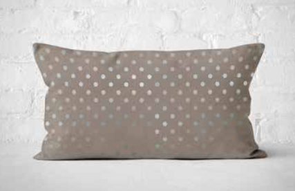 ALMOHADA STD CON FOIL MODELO PUNTOS EN DIFERENTES COLORES | D'TURASH