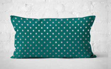 ALMOHADA STD CON FOIL MODELO PUNTOS EN DIFERENTES COLORES | D'TURASH