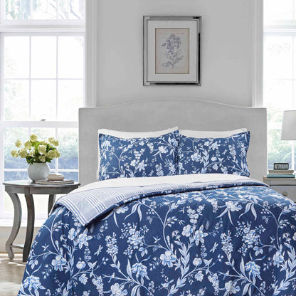 EDREDÓN SET INDIVIDUAL BRANCH TOILE  | LAURA ASHLEY