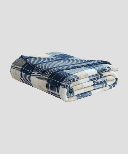 FRAZADA ESTÁNDAR BLUFF PLAID | NAUTICA