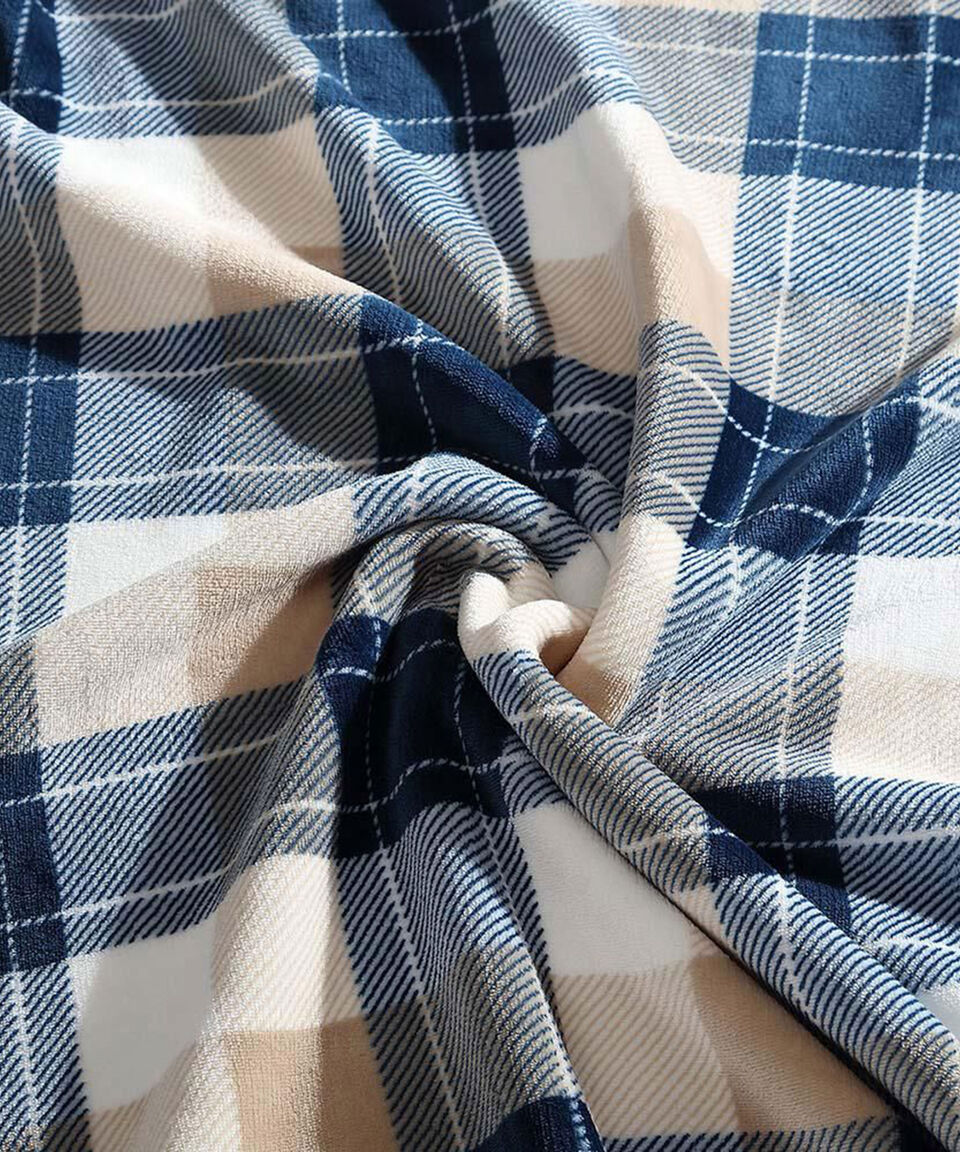 FRAZADA ESTÁNDAR BLUFF PLAID | NAUTICA