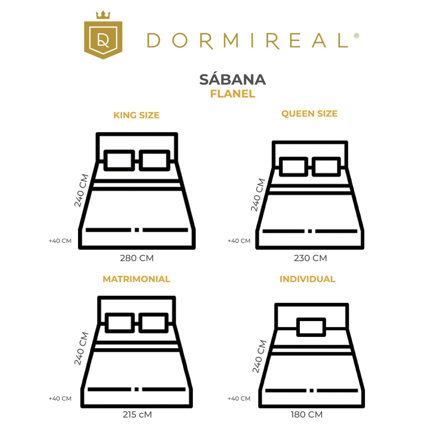 JUEGO DE SÁBANAS FLANNEL VANCOUVER | DORMIREAL