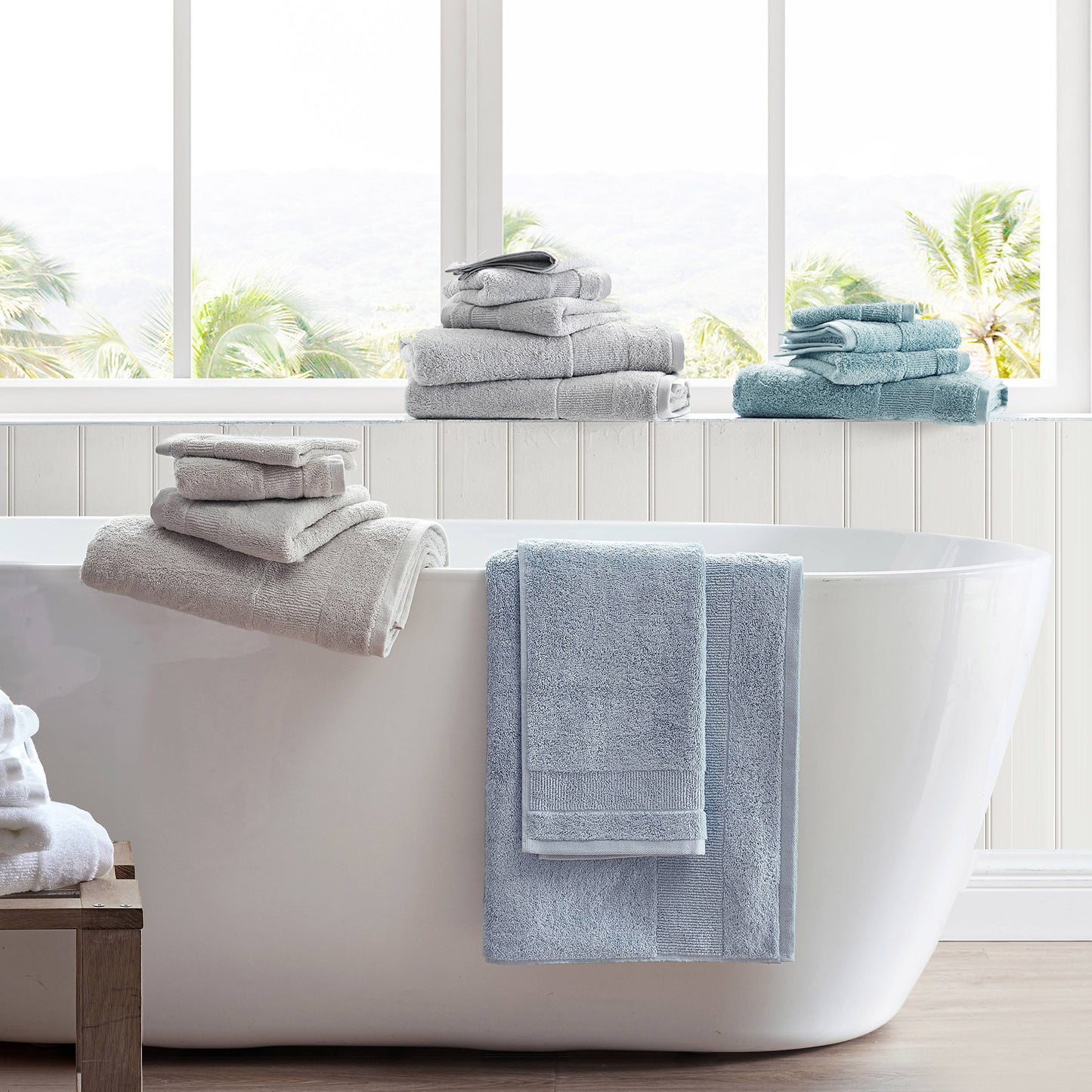 SET DE TOALLAS ISLAND RETREAT BAY BLUE | TOMMY BAHAMA