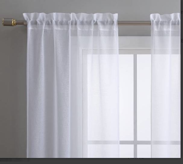 CORTINA DECORATIVA PARA SALA SOLID SHEER | KENETH COLE