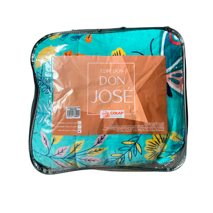 EDRECOBERTOR GRUESO KING SIZE CON BORREGA COLOR AZUL | COLAP