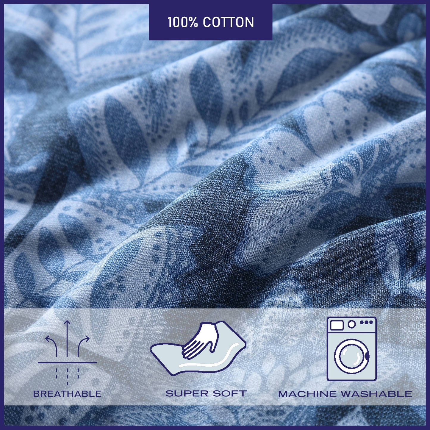 EDREDÓN SET SIMONE BLUE | POPPY & FRITZ