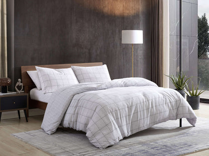 EDREDÓN SET FULL QUEEN HOLDEN GRAY | KENNETH COLE
