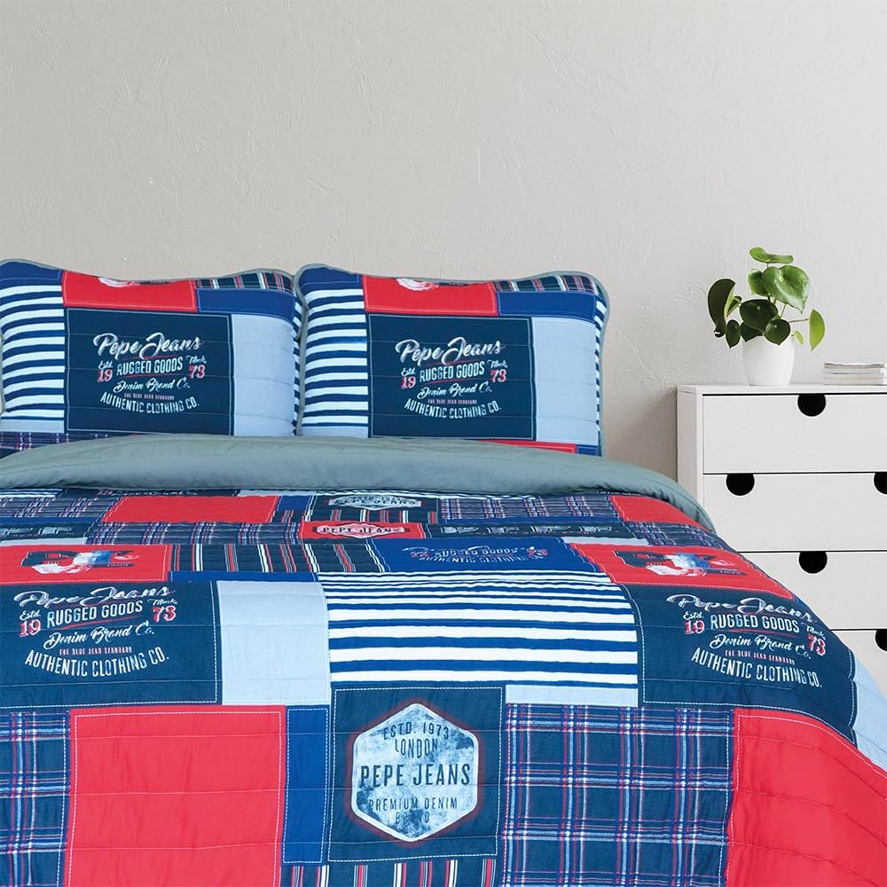 QUILT SET MICHAEL NORTH TAMAÑO KING SIZE  | PEPE JEANS