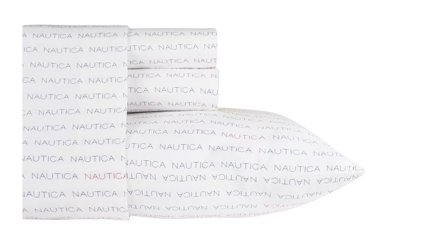 JUEGO DE SÁBANAS NAUTICA TYPO RED | NAUTICA