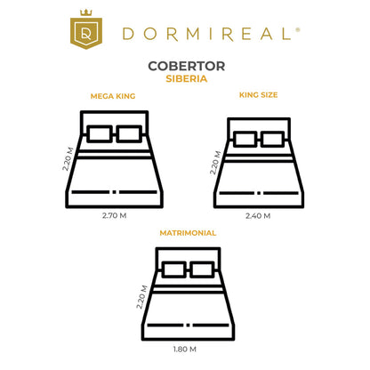 COBERTOR C/BORREGA MODELO SIBERIA | DORMIREAL