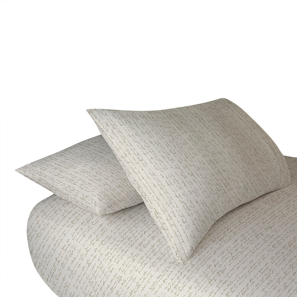 JUEGO DE SÁBANAS CIRYL KHAKI | KALTEX HOME